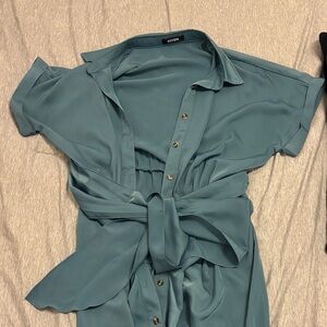 Misty Blue Maxi Dress